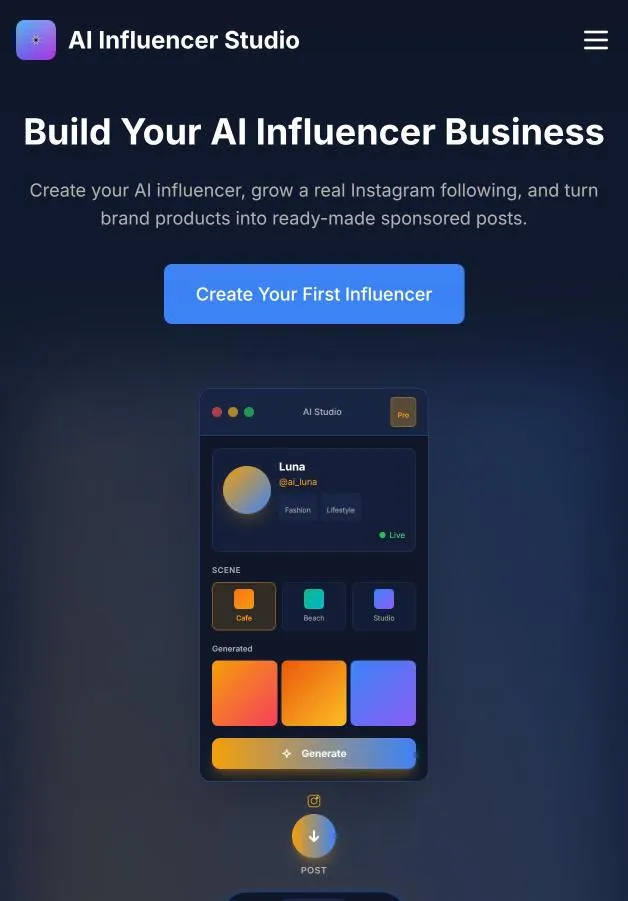 AI Influencer Studio